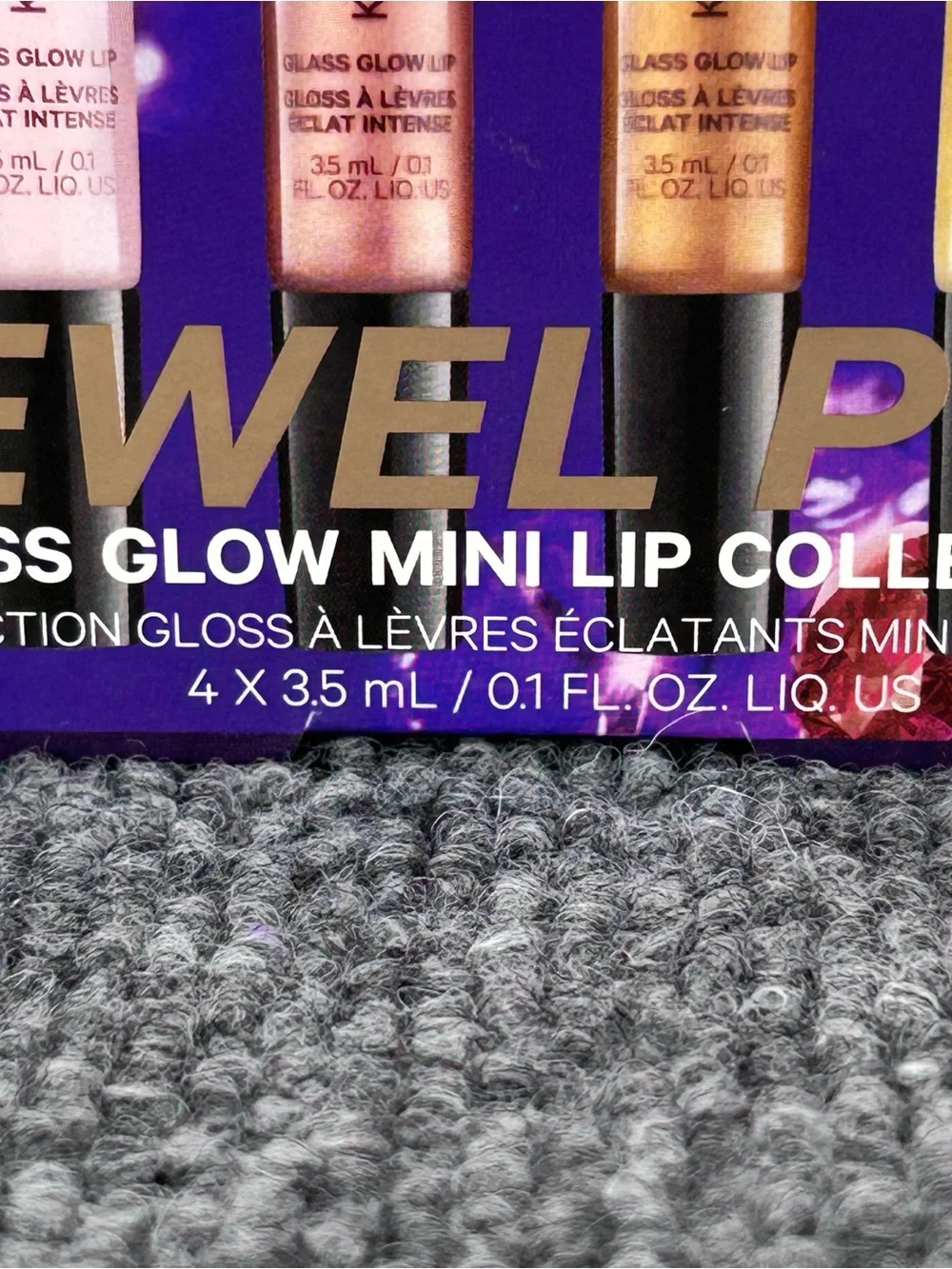 Kevyn Aucoin Jewel Pop Lip Collection Glass Glow MINI Lip Collection - SET OF 4
